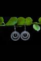 Cyclical Earrings Silver Filigree 